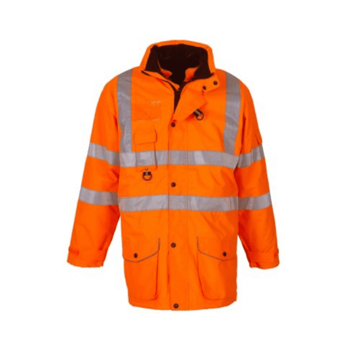 Safetec 7 In 1 Hi Vis Stormcoat - Image 2