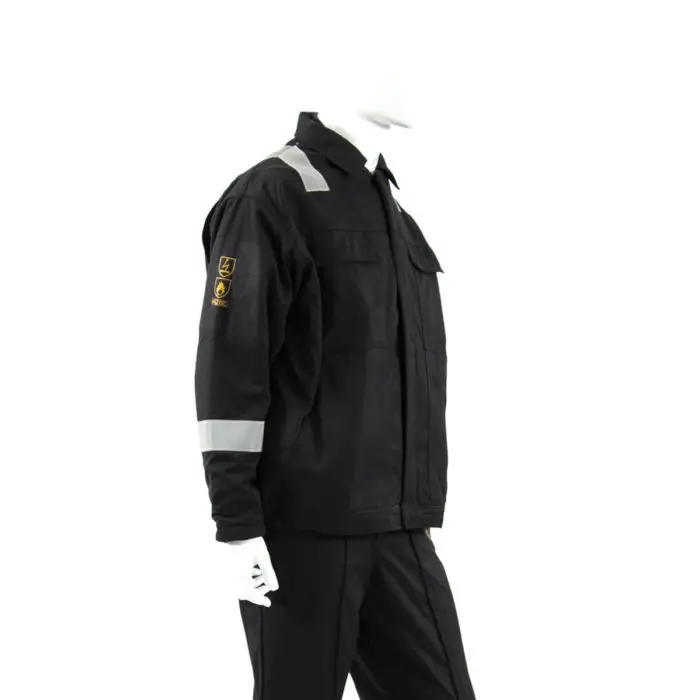 HAZTEC® Wafra FR AS Inherent Black Padded Jacket - Image 5