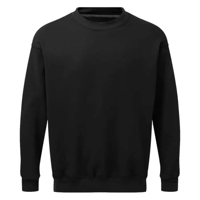 AS2330 AS2330 HAZTEC® Bakken FR AS Inherent SweatshirtBlack_Back LR Black_Front LR