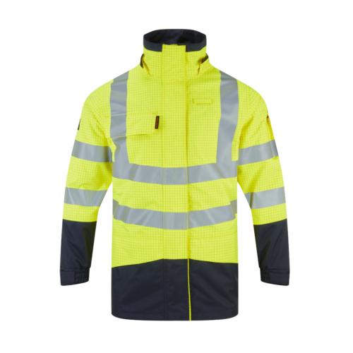 haztec fr as waterproof traffic jacket