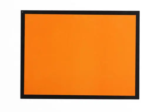 Orange with Black Border Hazchem Sign S/A 300x400mm (Non-Reflective)