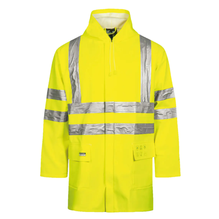 Microflex Hi-Vis AS FR Rain Jacket - Image 2