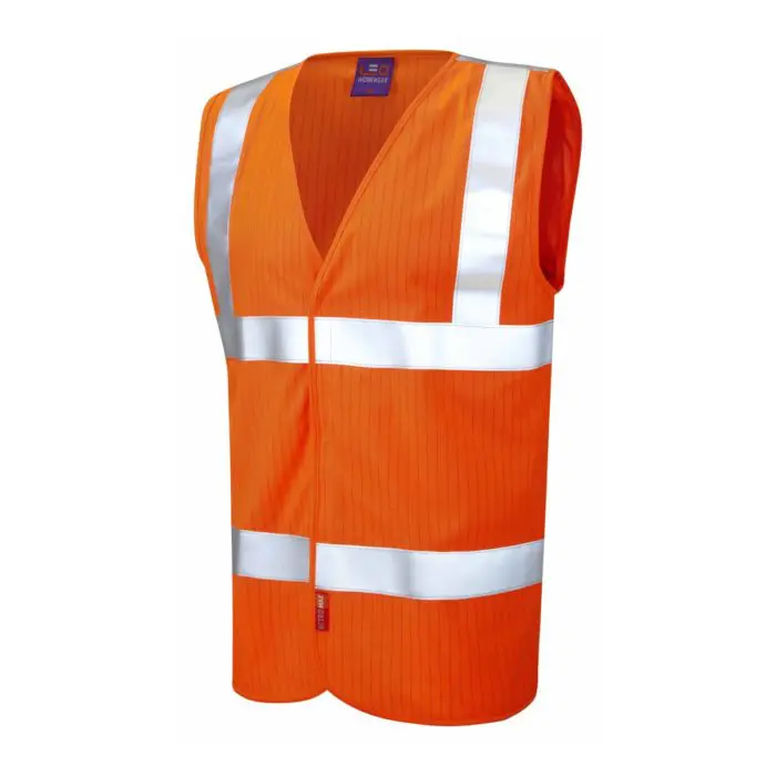 Hi-Vis Anti-Static Flame Retardant Inherent Waistcoat