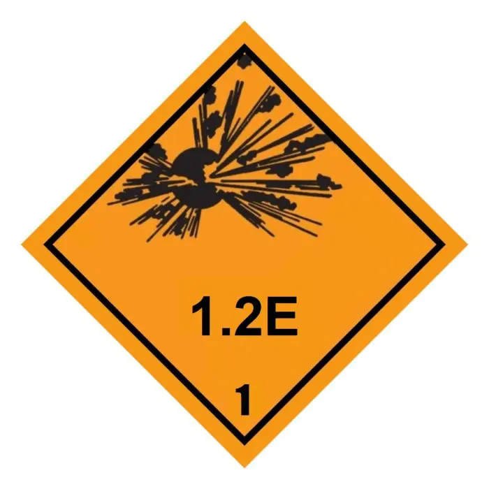 Class 1-1.6 Explosive UN Hazard Warning Diamond - Image 16