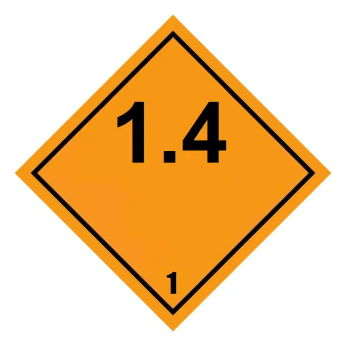 Class 1-1.6 Explosive UN Hazard Warning Diamond - Image 31