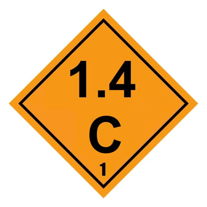 Class 1-1.6 Explosive UN Hazard Warning Diamond - Image 33