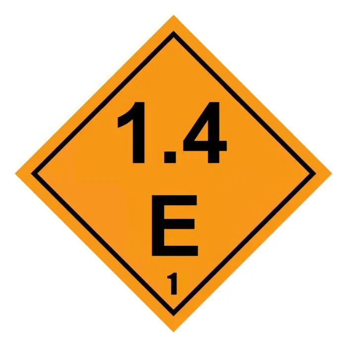 Class 1-1.6 Explosive UN Hazard Warning Diamond - Image 35
