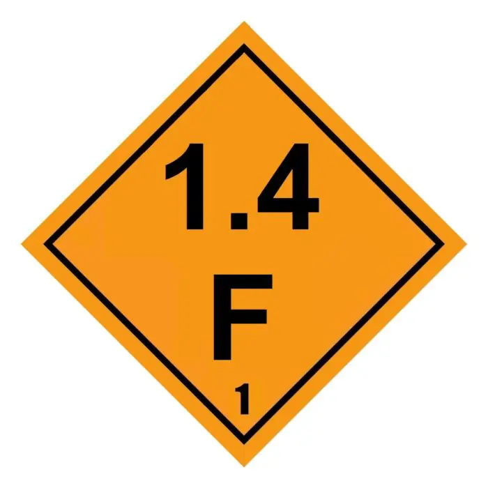 Class 1-1.6 Explosive UN Hazard Warning Diamond - Image 36