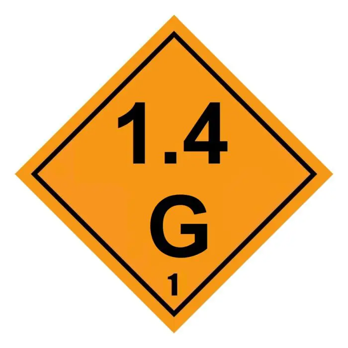 Class 1-1.6 Explosive UN Hazard Warning Diamond - Image 37