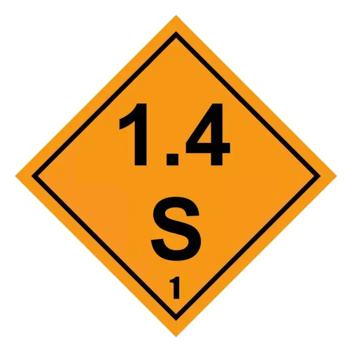 Class 1-1.6 Explosive UN Hazard Warning Diamond - Image 38