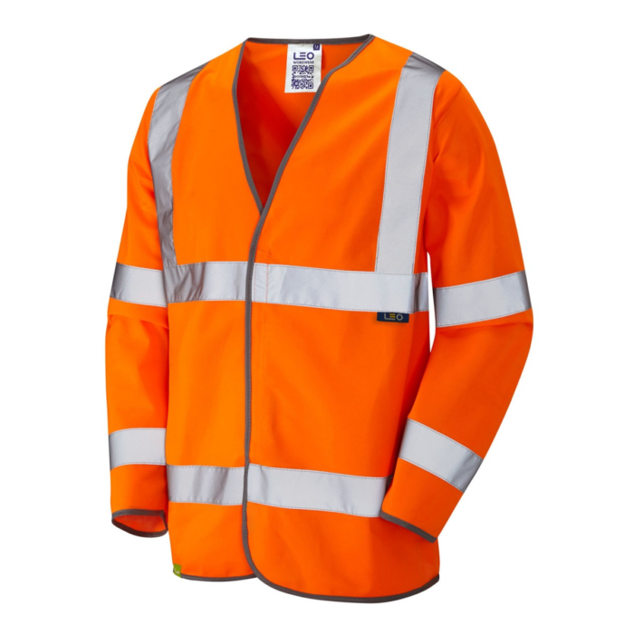 Hi-Vis Long Sleeve Waistcoat - Image 2