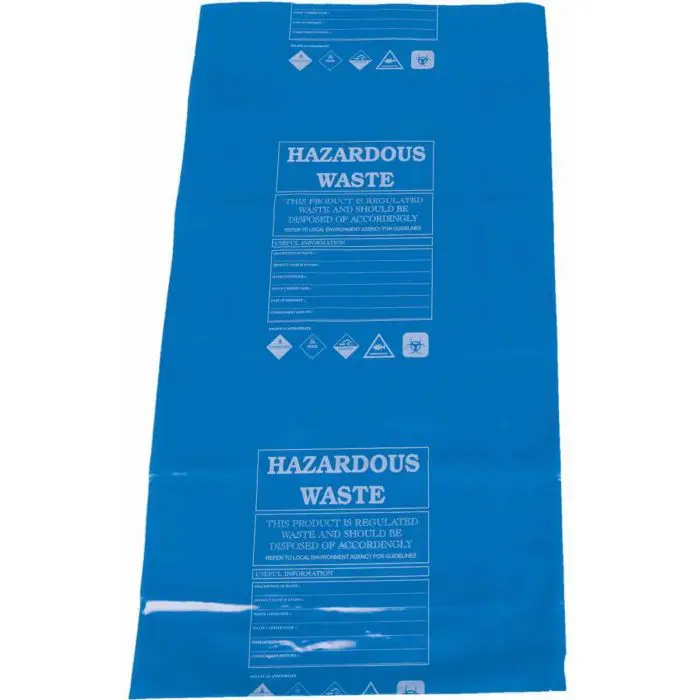 Hazardous Waste Disposal Bags & Ties (Pack of 10)
