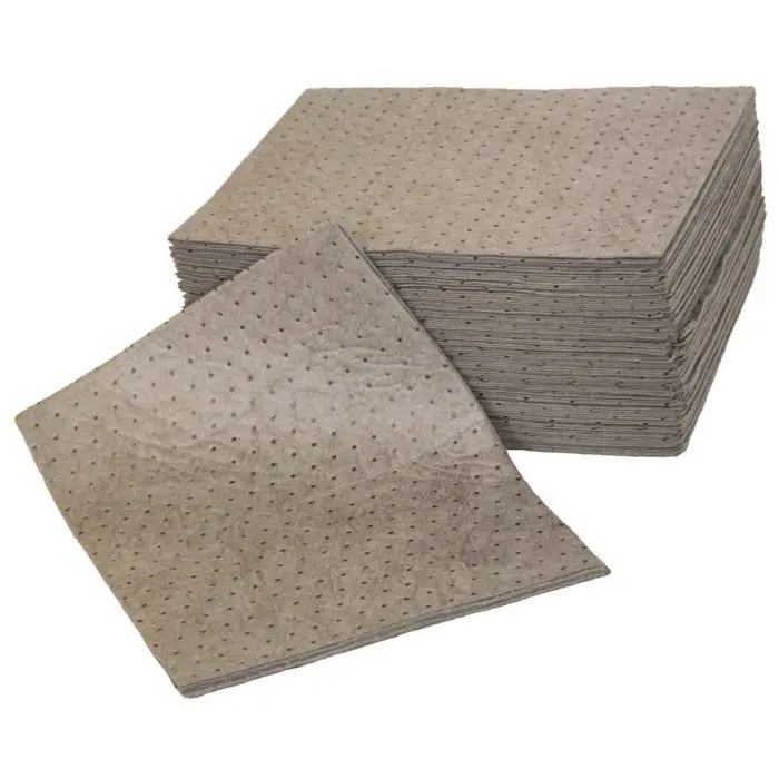 Pack of 100 Absorbent Spill Pads General Purpose 40x50cm