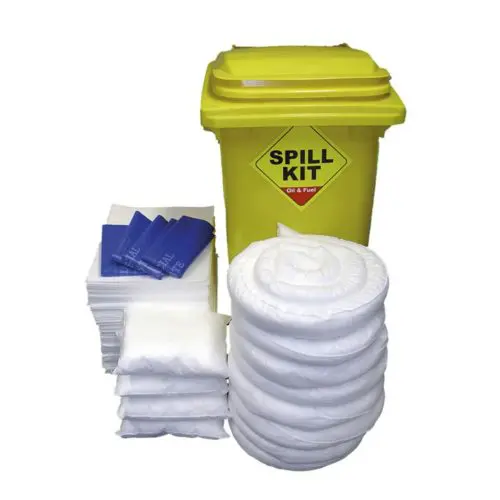 Oil Absorbent Spill Kit in Bin 200 Litre