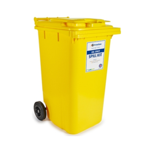 Oil Absorbent Spill Kit in Bin 240 Litre