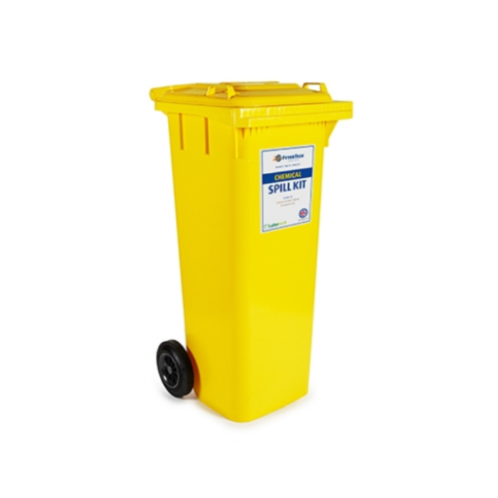 120 Litre Chemical Absorbent Spill Kit in Bin