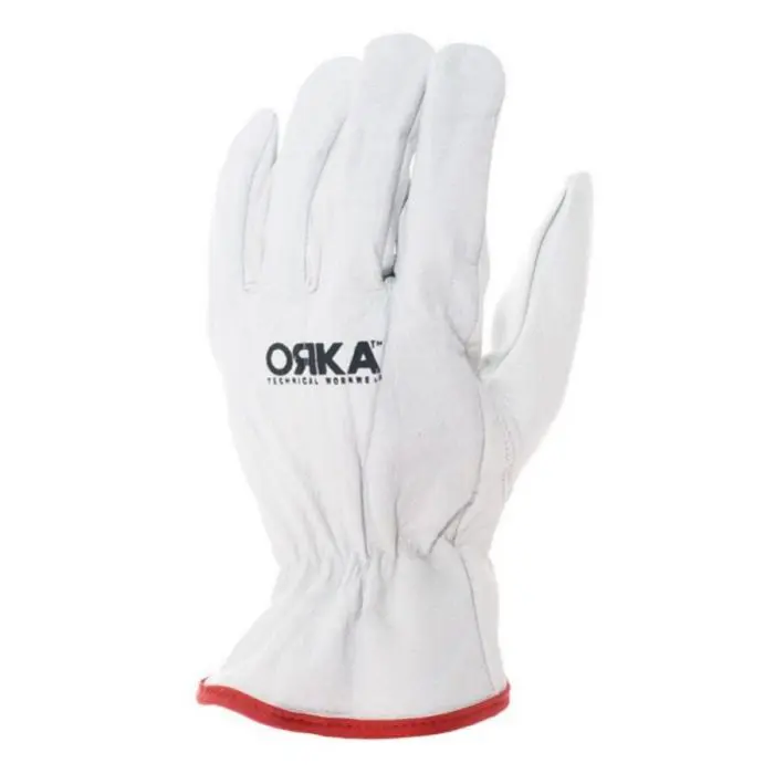 Orka Driver Gloves White Unlined
