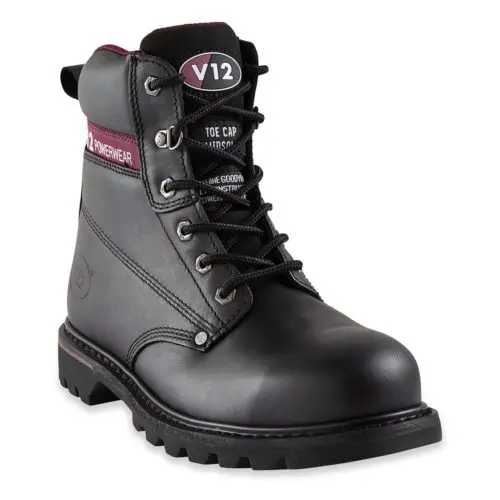 V12 Boulder Black Derby Safety Boot