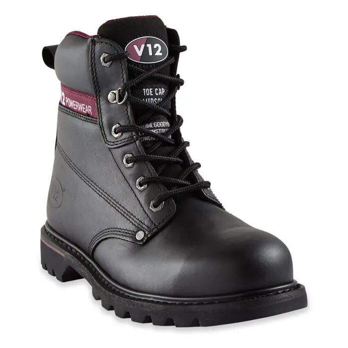 V12 Boulder Black Derby Safety Boot