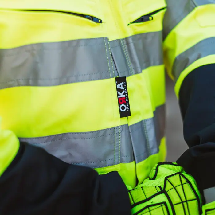 ORKA Alva Two Tone Hi-Vis Coverall - Image 3