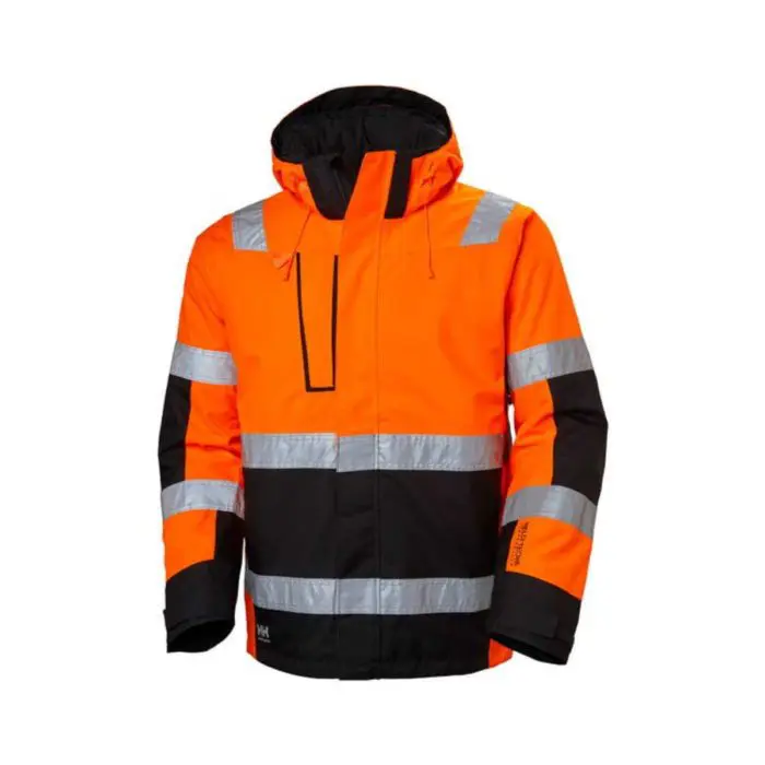 HV7139 Helly Hansen Alna Winter Hi-Vis Jacket OrangeNavy
