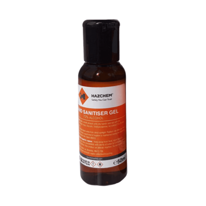 70% Alcohol Hand Sanitiser Gel, 50ml
