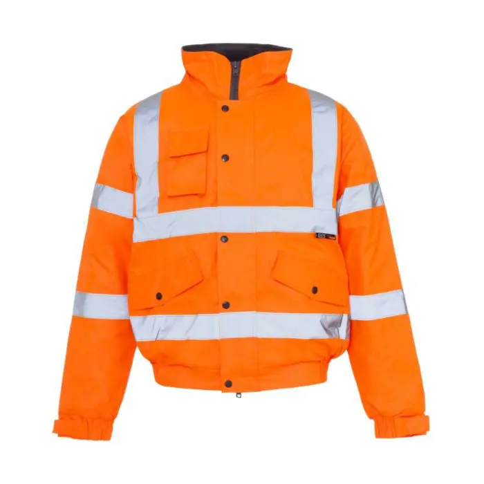 HV0071 Hi-Vis Highway Bomber Jacket - Orange
