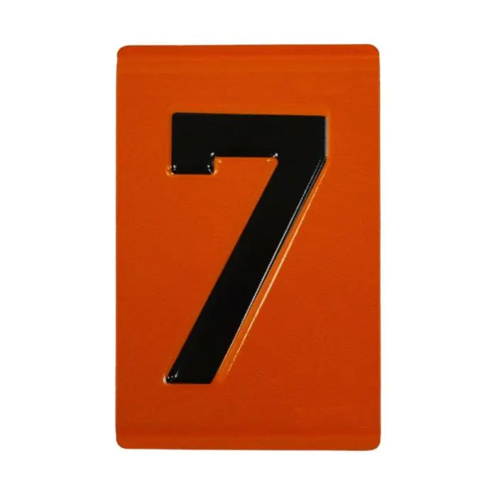 VS2007 Hazchem Embossed ADR Individual Digits & Letters
