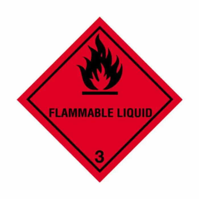 HD1301 UN Hazard Warning Diamond Class 3 Flammable Liquid