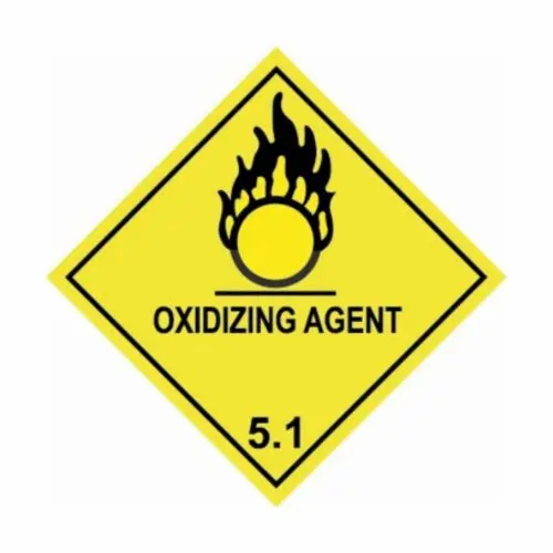 HD1510 UN Hazard Warning Diamond Class 5.1 Oxidizing Substances