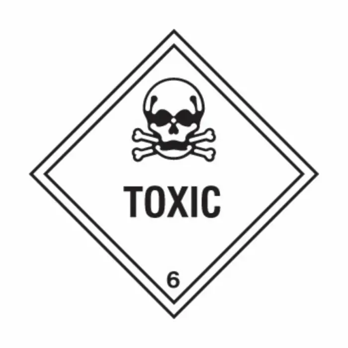 HD1611 UN Hazard Warning Diamond Class 6.1 Toxic