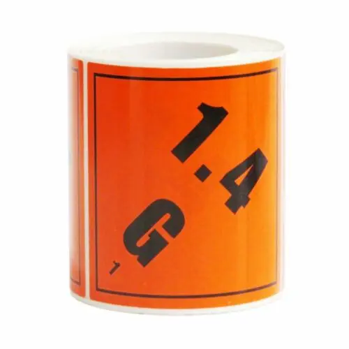 HD8138 UN Diamonds S_A on Roll 100 x 100mm 250 Labels Class 1.4G Explosive