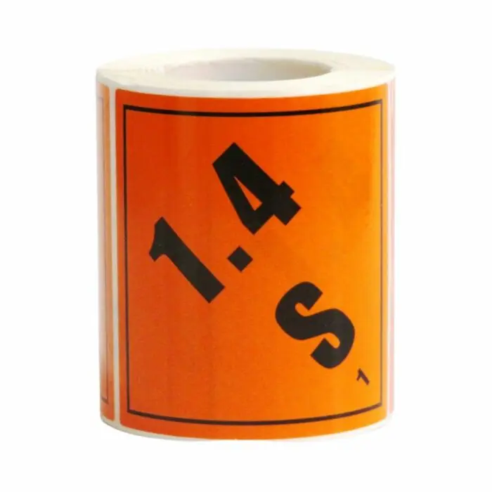 HD8139 UN Diamonds S_A on Roll 100 x 100mm 250 Labels Class 1.4S Explosive