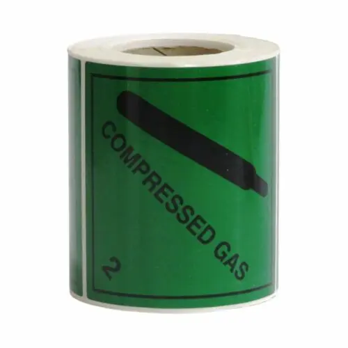 HD8210 UN Diamonds S_A on Roll 100 x 100mm 250 Labels Class 2 Compressed Gas