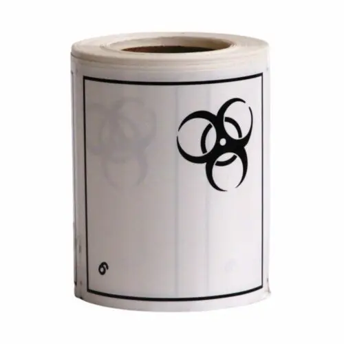 HD8610 UN Diamonds S_A on Roll 100 x 100mm 250 Labels Class 6 Infectious Substances