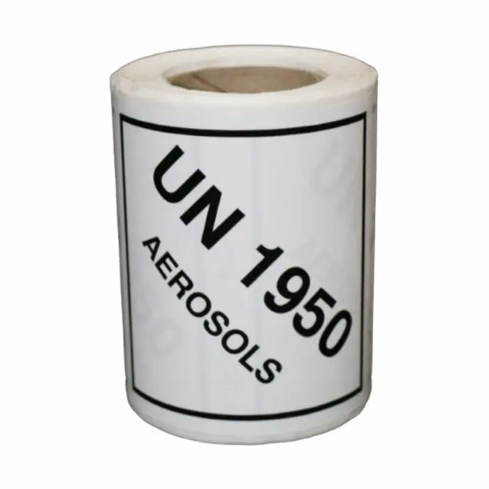HD8912 UN Diamonds Self Adhesive on Roll 100 x 100mm 250 Labels Aerosol