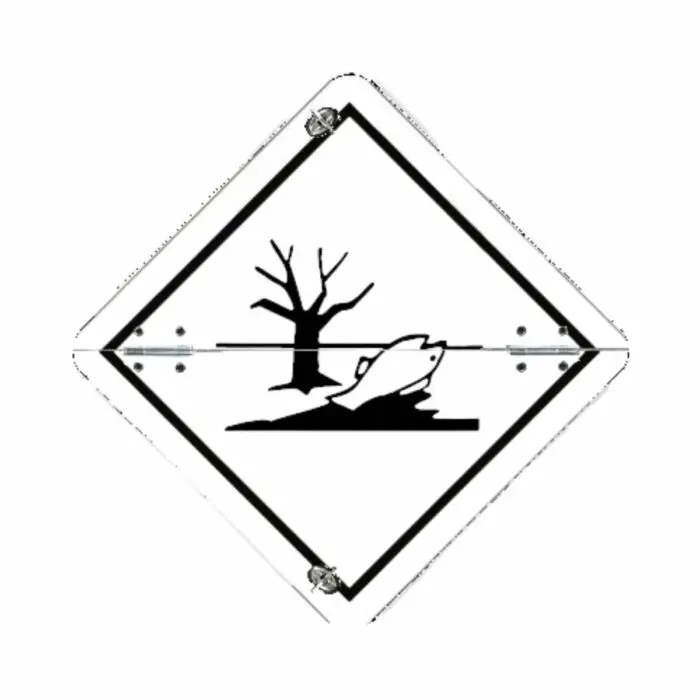 VS7920 Environmentally Hazardous Substance Mark Folding Aluminium Diamond 250 x 250mm