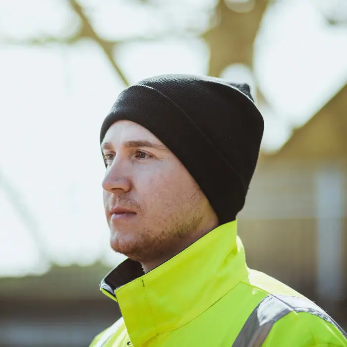 HAZTEC Forvie Knitted Beanie Hat - Flame Retardant - Image 2