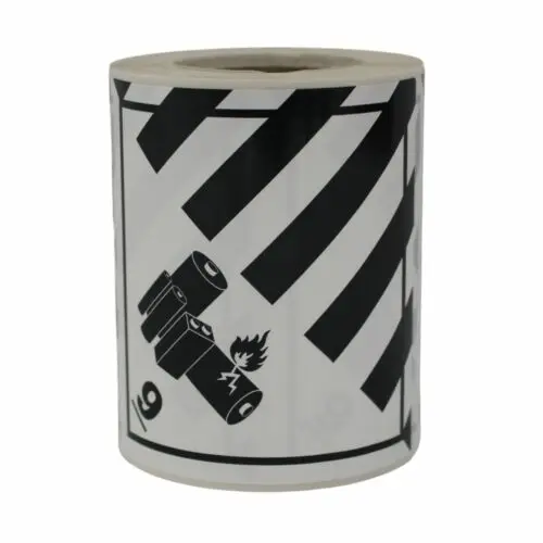 HD8921 UN Diamonds S_A on Roll 100 x 100mmm 250 Label Class 9 Battery