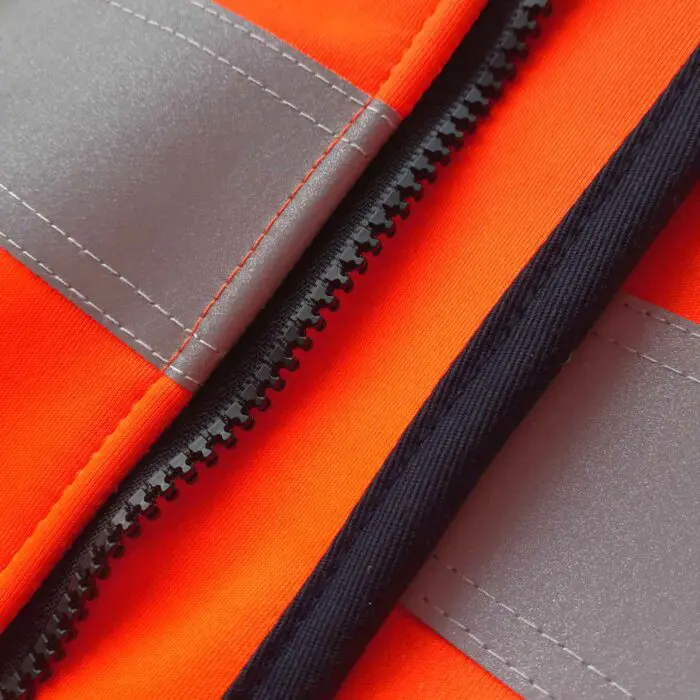 AS0059 HAZTEC® Cossack FR AS Hi-Vis Softshell Jacket_Zipper