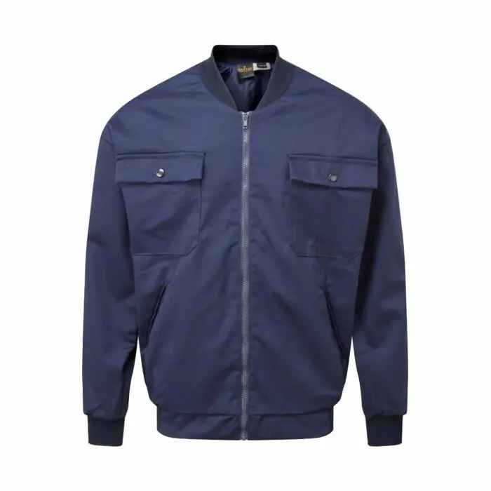 JK2212 Lined 300gsm Navy Driver Jacket