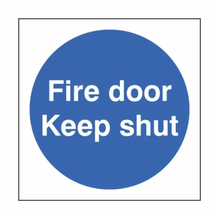 SS21610B Fire Door Keep Shut (80 x 80mm)