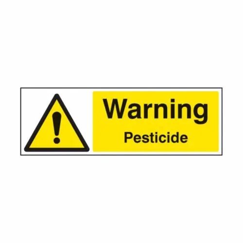SS24457G Warning Pesticide (300 x 100mm)