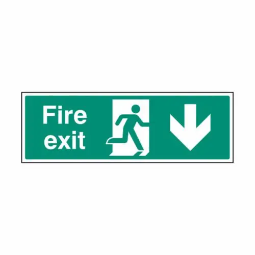 SS32008G Fire Exit - Down (300 x 100m)