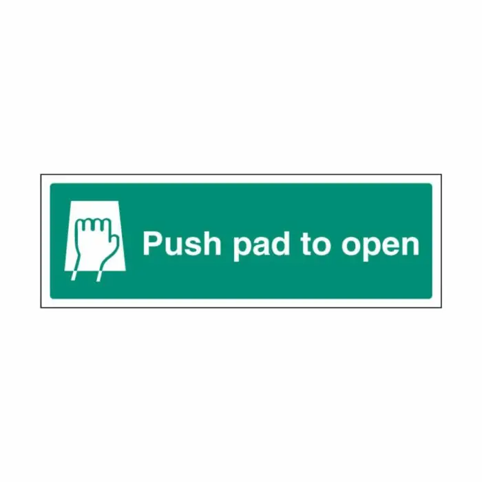SS32051G Push Pad To Open (300 x 100mm)