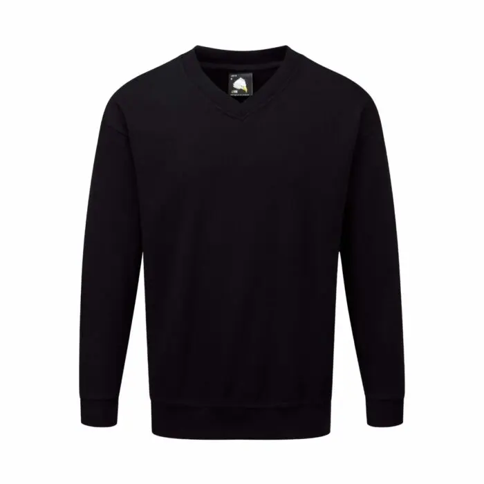 WW1261 100% Cotton V Neck Sweatshirt