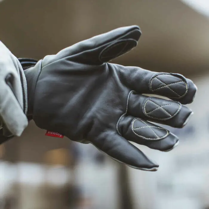 GL1828 Thermal Leather Water Resistant Gloves 2