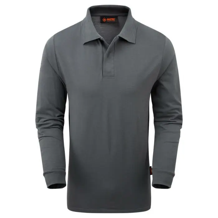 AS2242_HAZTEC Carrac FR AS Inherent Polo_Grey-Black