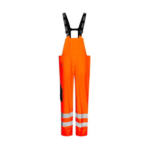 ARC 21 FR PU Unlined Hi-Vis Rain Bib Trouser