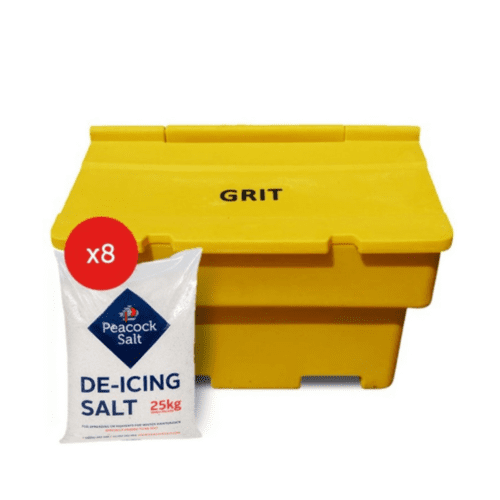 Winter Kit One - Grit Bin & 8 Bags